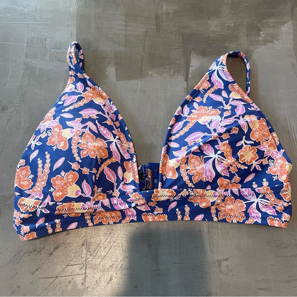 J.Crew Floral Bikini Top🌺🌷🪻